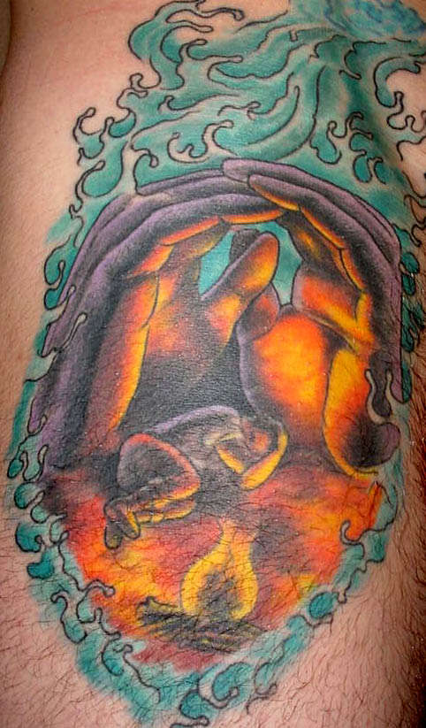 Campfire companion tattoo