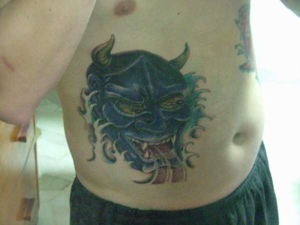 My hannya cover-up tattoo
