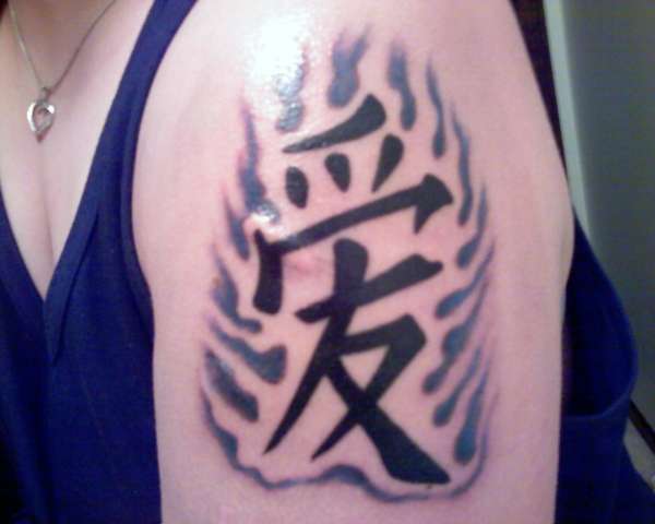 My love  symbol tattoo tattoo