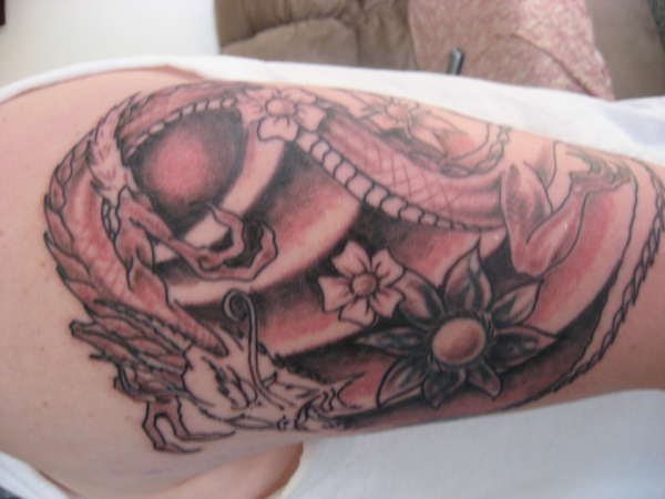 Dragon Cover Up Tattoo tattoo