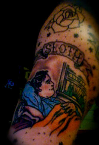 Sloth tattoo