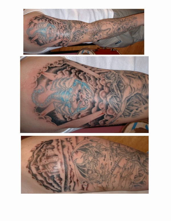 Sleeve in Progress tattoo