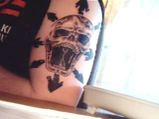 first skull tattoo