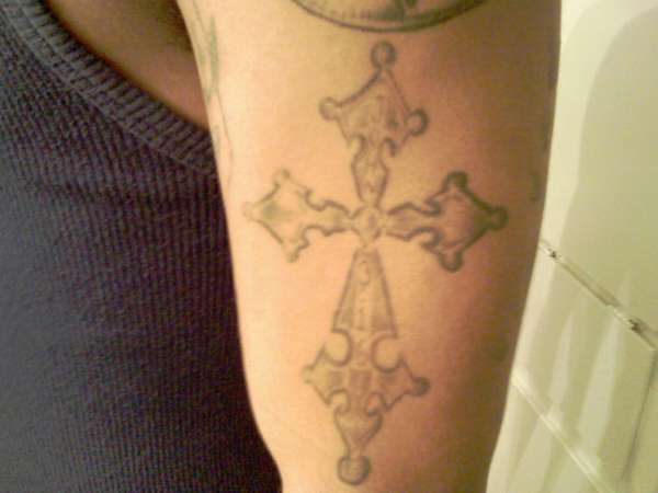 my cross w/ John 3:16 tattoo