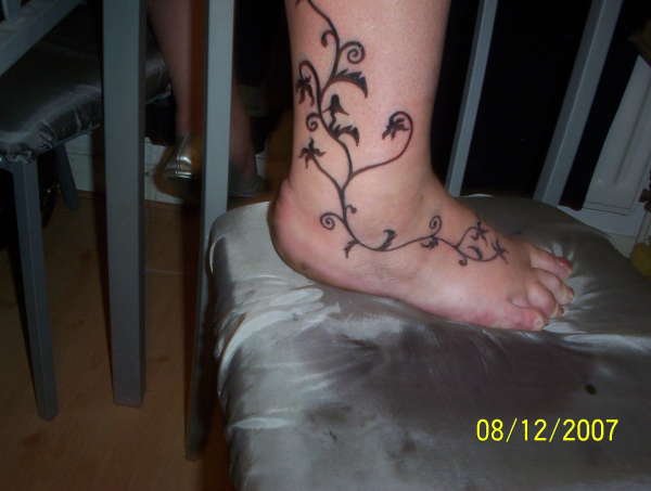 Floral tattoo