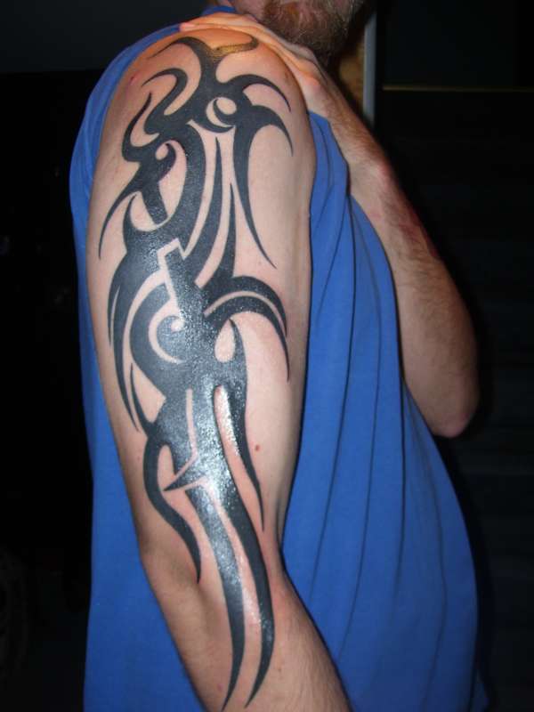 Huge Tribal tattoo