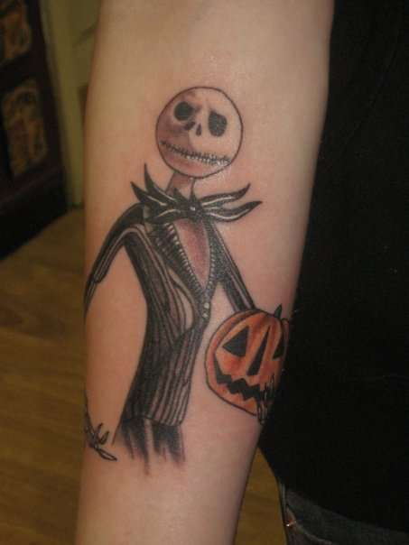 Jack Skellington tattoo