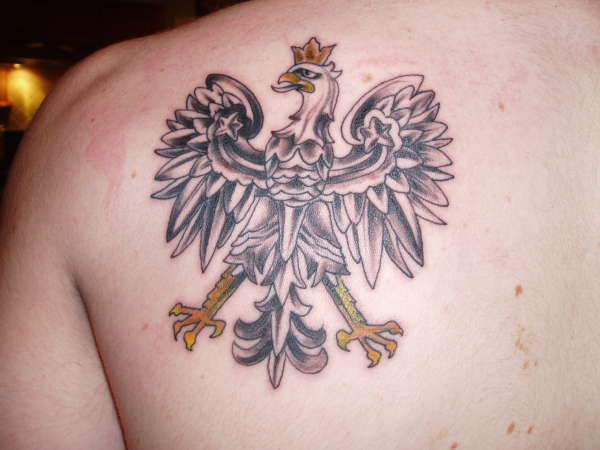 Polish Coat of Arms Eagle tattoo