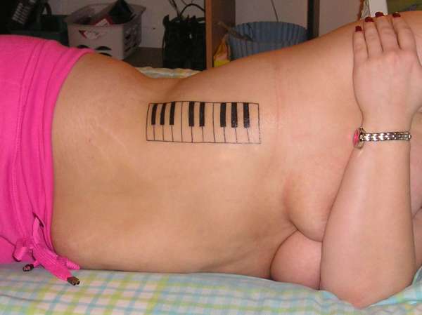 piano tattoo