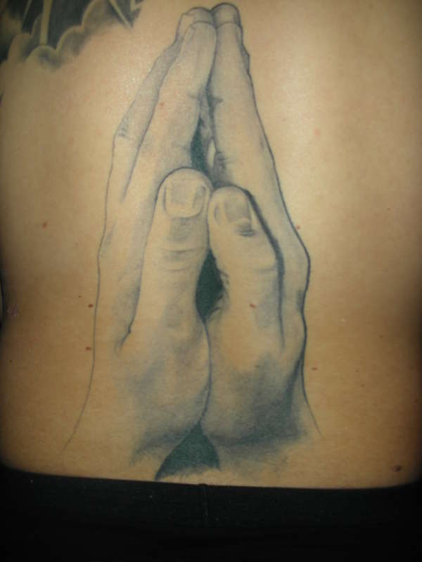 Portrait of my hands tattoo