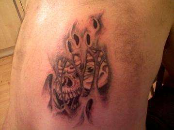 Skull tattoo