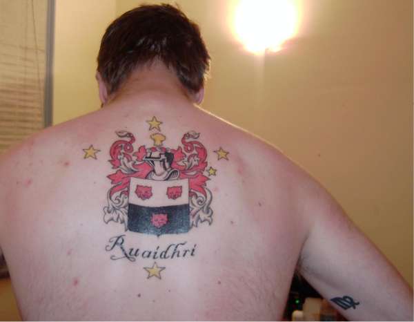 family crest and heritage tattoo