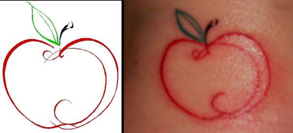 Apple Tattoo tattoo