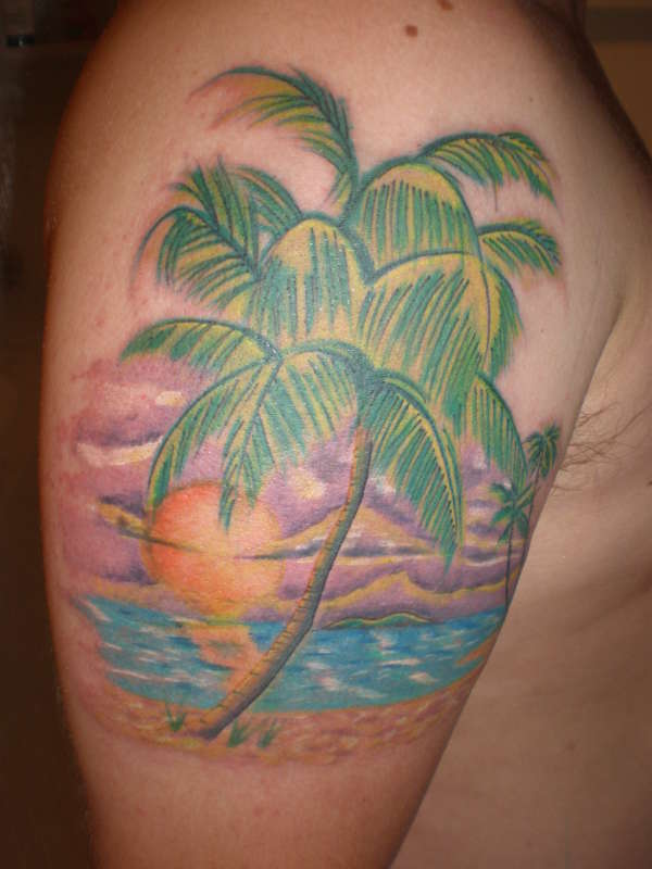 the beach tattoo