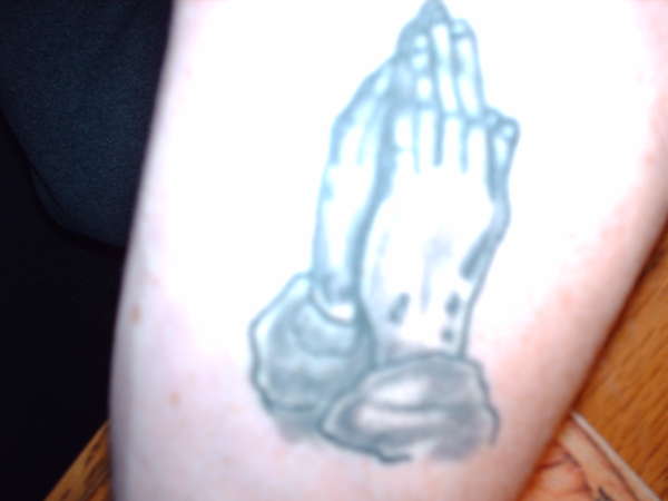 Praying Hands tattoo