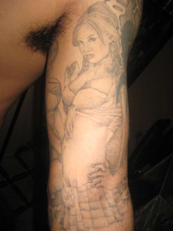 "SEXY SCHOOL GIRL" tattoo