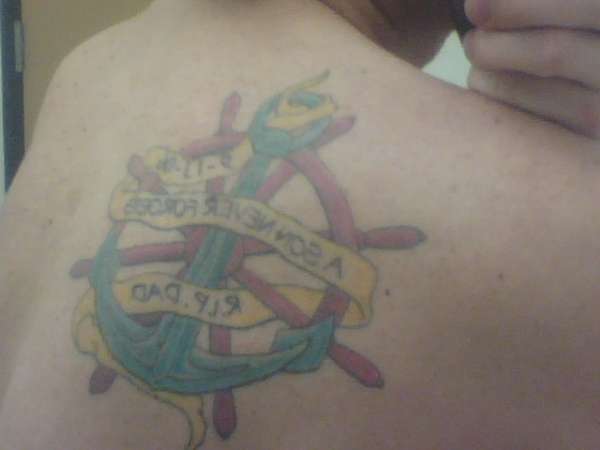 Rememberence of dad tattoo