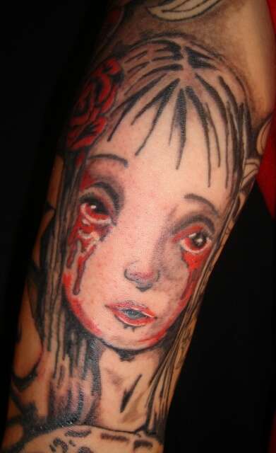 my jn cryin tattoo