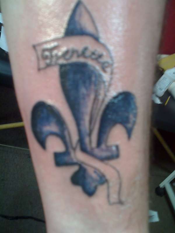 french rose tattoo
