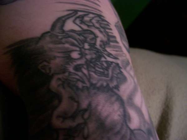 japanese demon tattoo