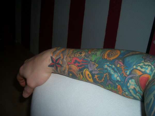 right arm tattoo