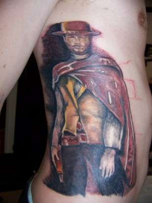 Clint Eastwood tattoo