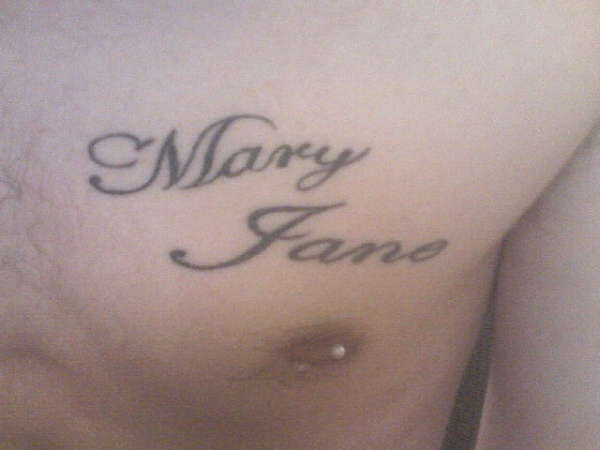 Mary Jane tattoo
