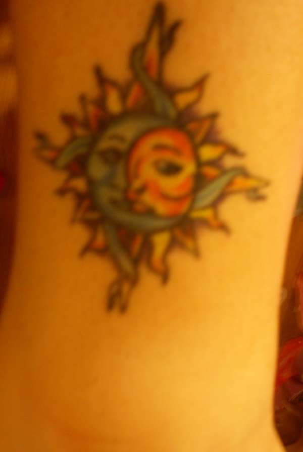 Sun and Moon tattoo