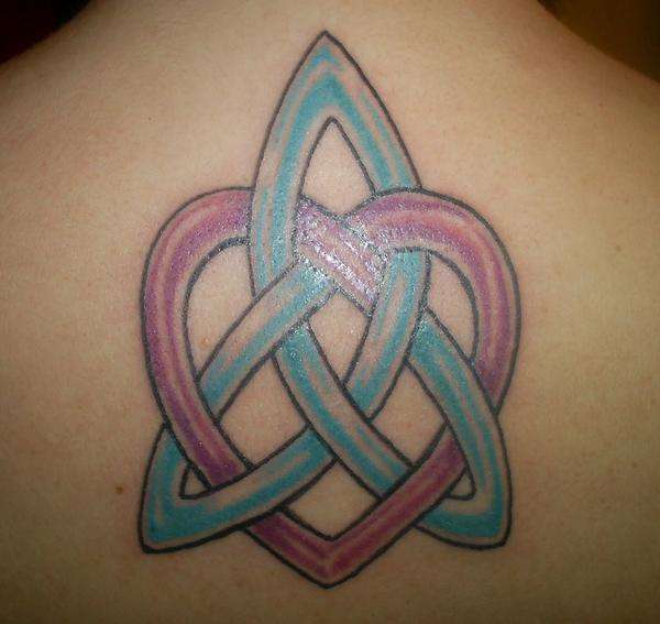 Trinity w/ Heart tattoo