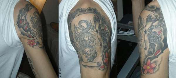 Japanese dragon tattoo