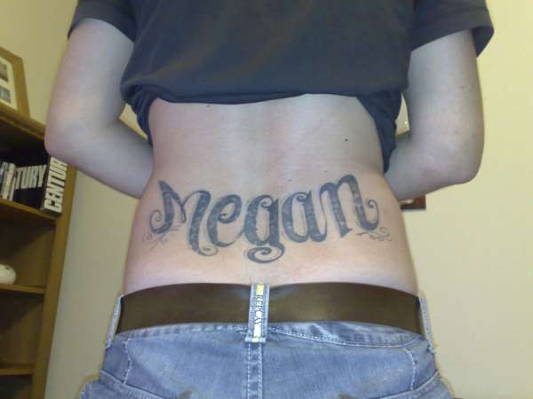 MEGAN tattoo