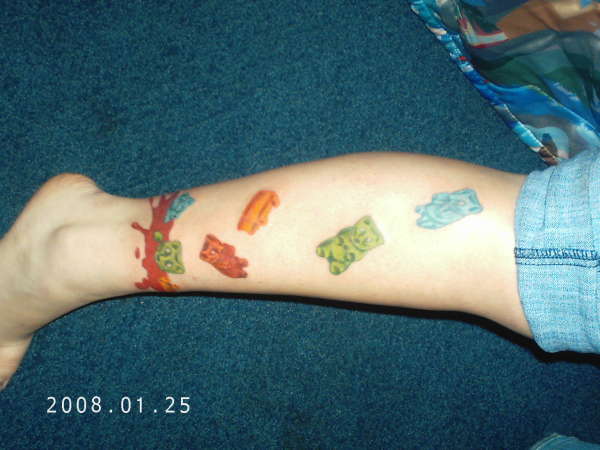 gummy bears tattoo