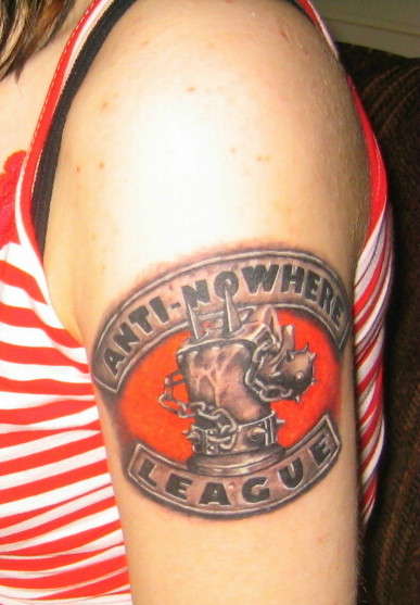 Anti Nowhere League Ink tattoo