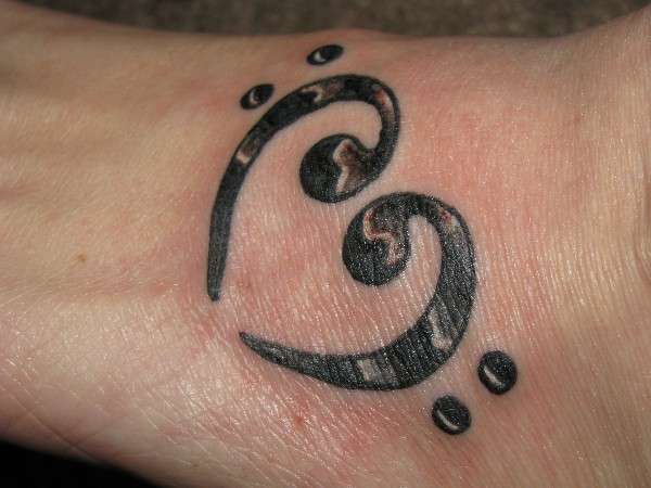 Music = Love tattoo