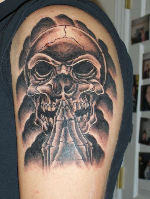 Skull Arm Tat tattoo