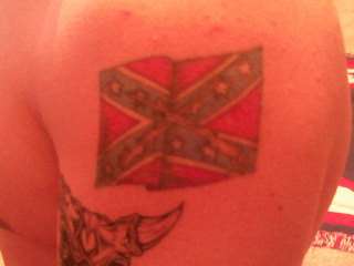 Confederate Flag tattoo