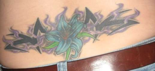 Lily Tribal tattoo