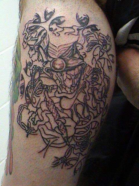 clown tattoo
