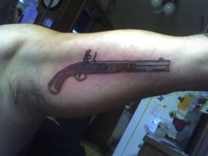 welcome to the gun show tattoo