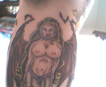 Vamp chick 2 tattoo