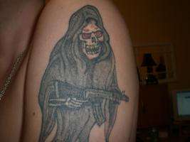 Grim Reaper tattoo