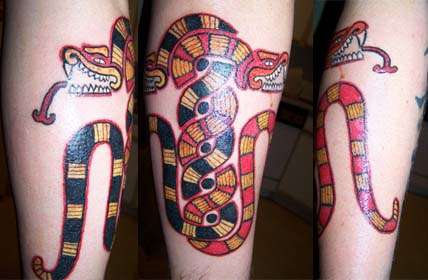 Mayan Serpent tattoo