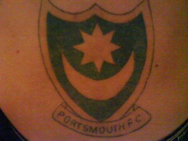 pompey badge tattoo