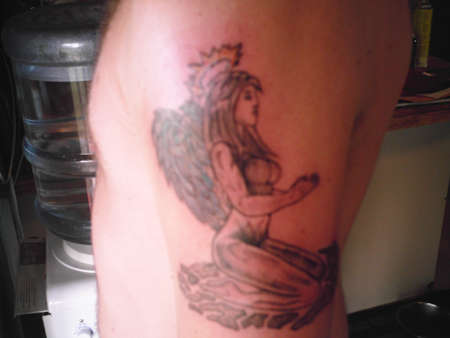 Angel Praying tattoo