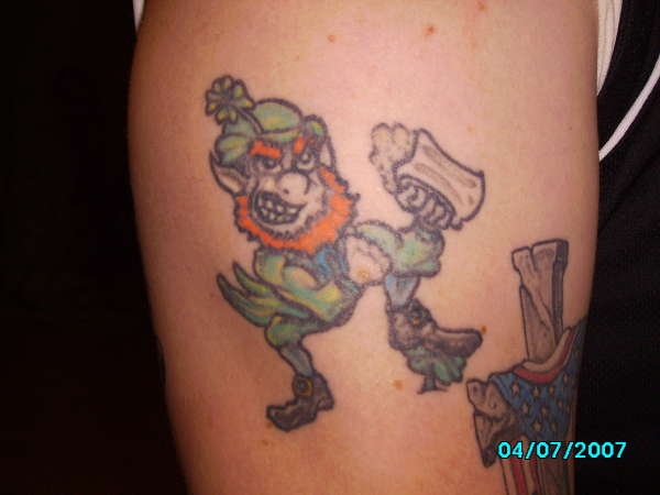 Luck of the Irish tattoo