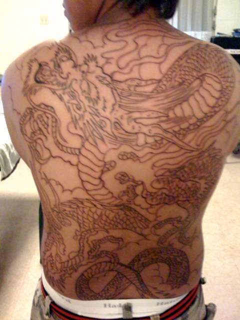 dragon tattoo