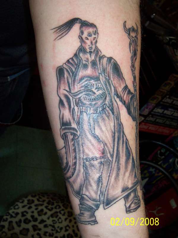 evil king part 2 shading finshed tattoo