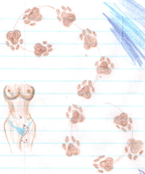 Cat Prints tattoo