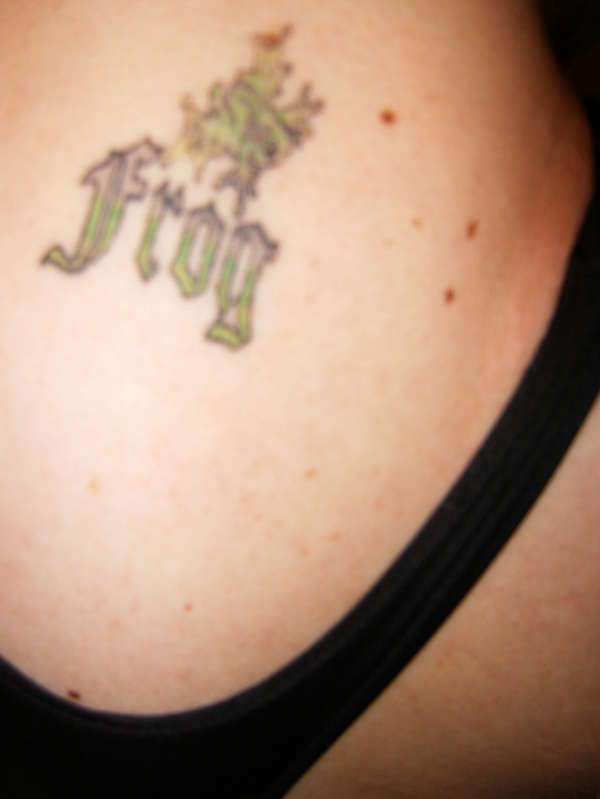 Frog tattoo