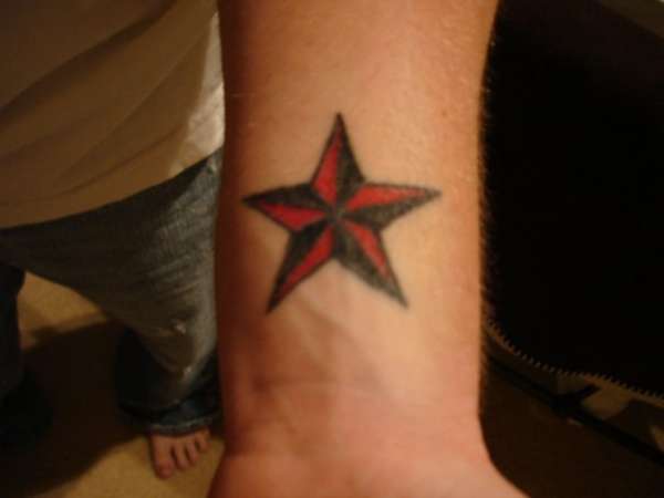 Nautical star tattoo